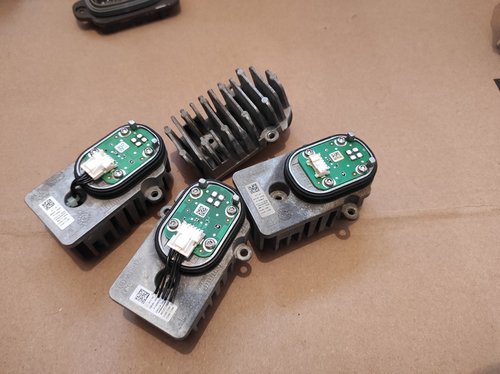 Modul LED DRL daytime far Mercedes C-Class W205 / GLA X156 (2015-2020) cod MDE13504 / 1305715284