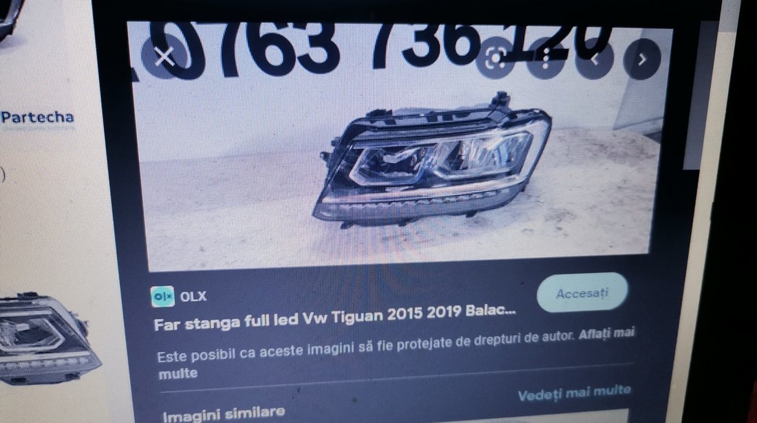 Modul led far stanga VW Tiguan 2015 - 2019
