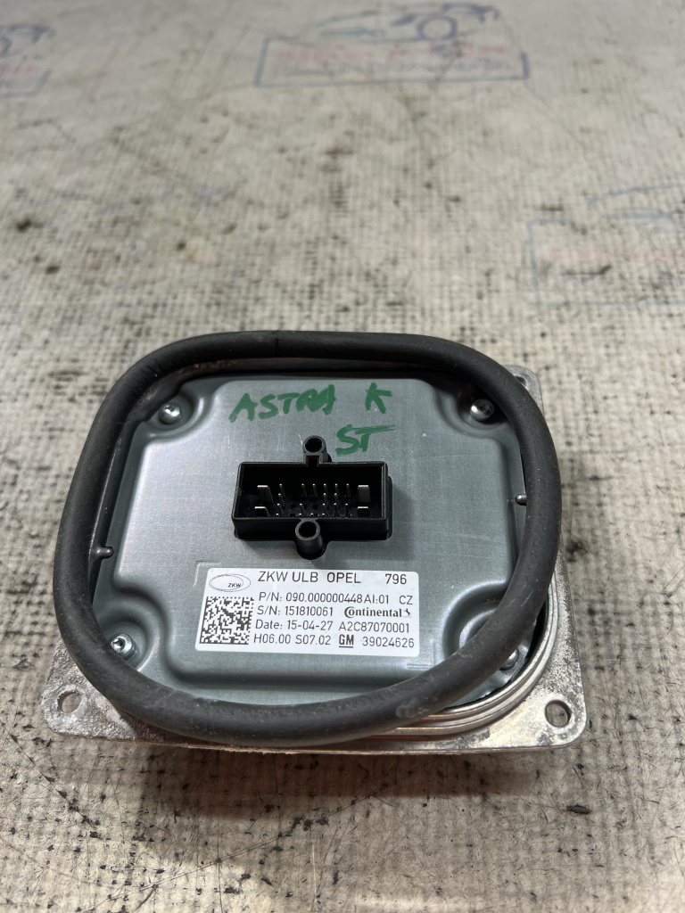 Modul led stanga Opel Astra K 2015, 39024626 / 1518110061