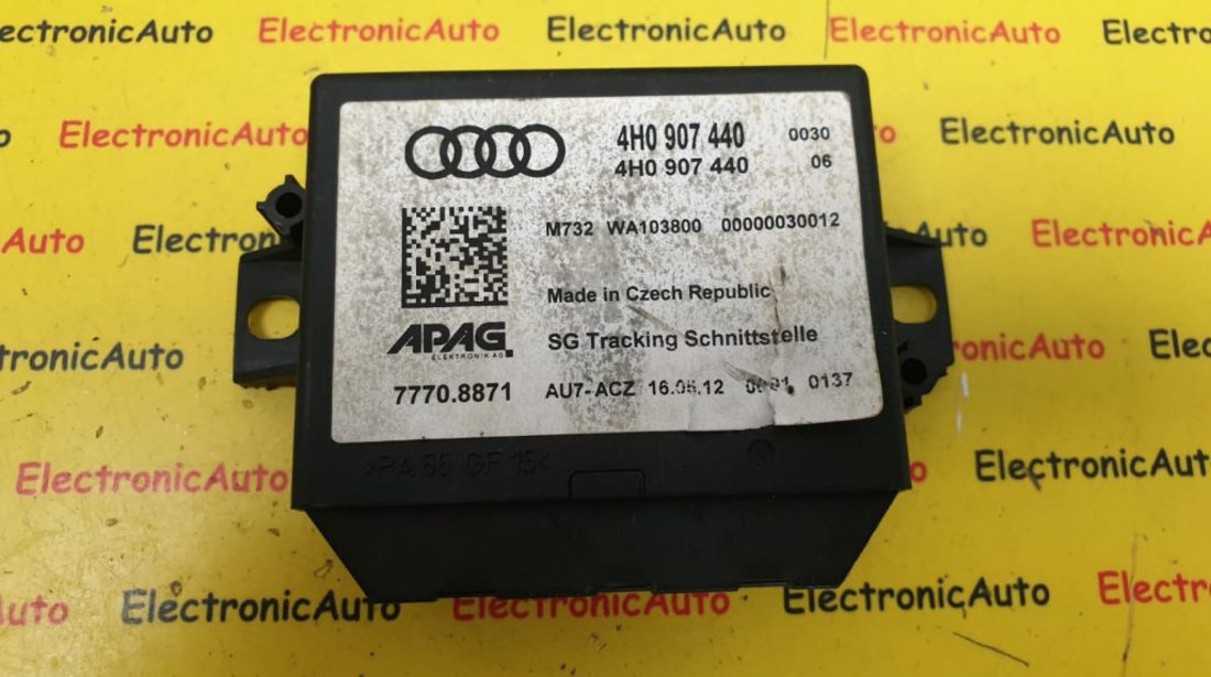 Modul Localizare GPS Audi A6 A7 A8, 4H0907440, M732