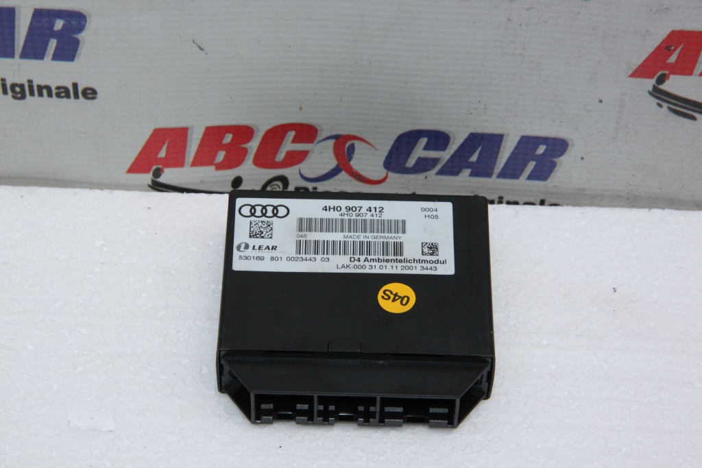 Modul lumina ambientala Audi A8 D4 4H cod: 4H0907412 model 2014