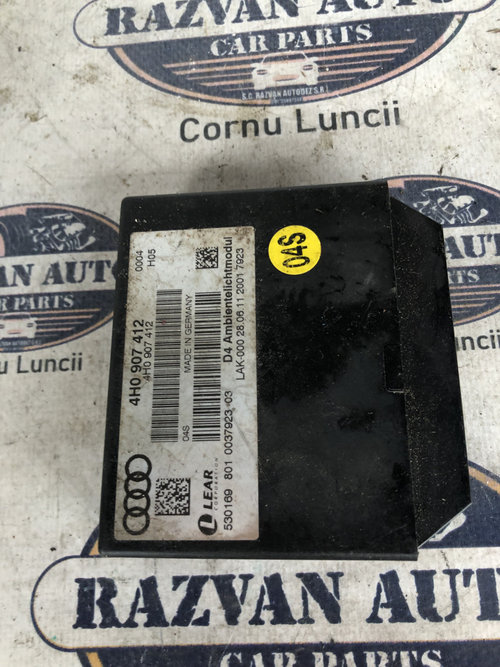 Modul lumini ambientale Audi A8 2012, 4H0907412