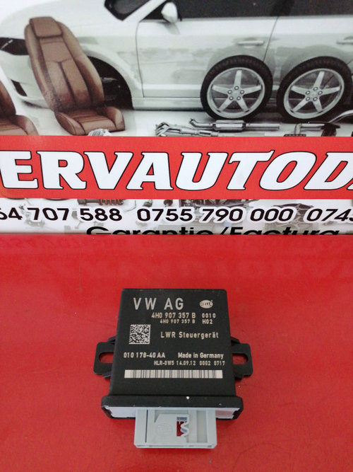 Modul lumini Audi A8 (2009-2017) [4H] D4 3.0 Motorina 2014, 4H0907357B / 4H0907357A