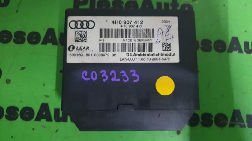 Modul lumini Audi A8 (2009->) [4H_] 4h0907412