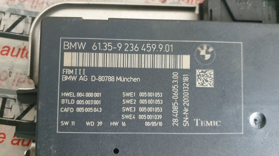 Modul lumini BMW Seria 5 F07 GT cod piesa : 9236459