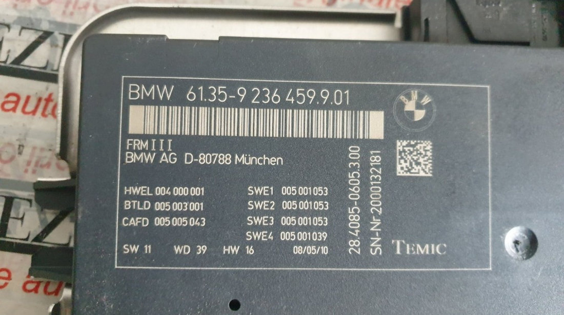 Modul lumini BMW Seria 5 Touring (F11) cod piesa : 9236459