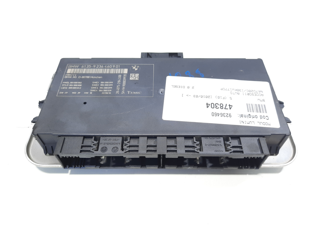 Modul lumini, cod 9236460, Bmw 5 Touring (F11) (idi:478304)