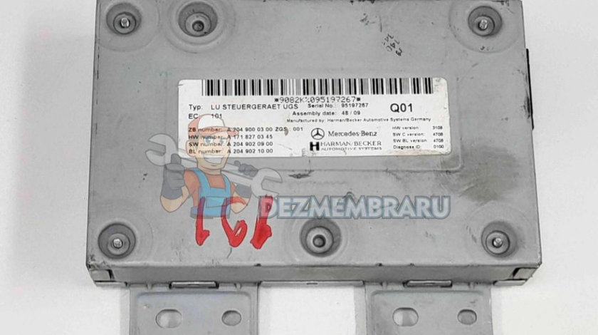 Modul multimedia A2049000300 Mercedes Clasa C (W204) [Fabr 2007-2014] D651913 D615913