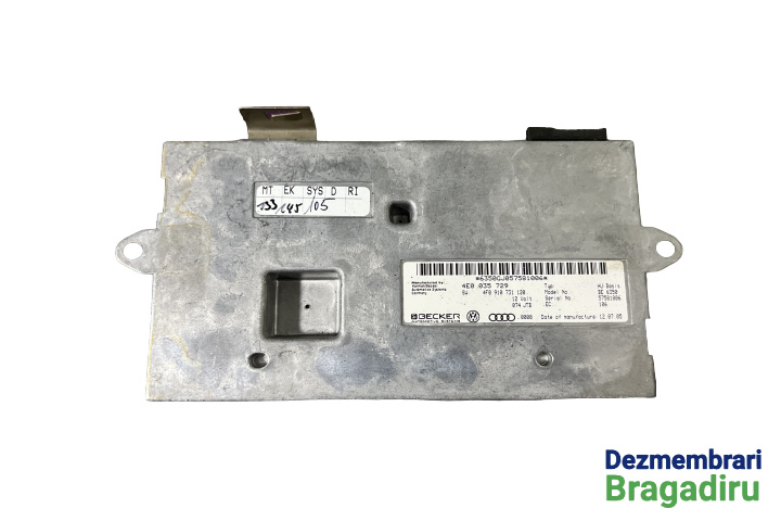 Modul multimedia Becker Cod: 4F0910731120 4E0035729 Audi A6 4F/C6 [2004 - 2008] Sedan 2.7 TDI MT (180 hp)