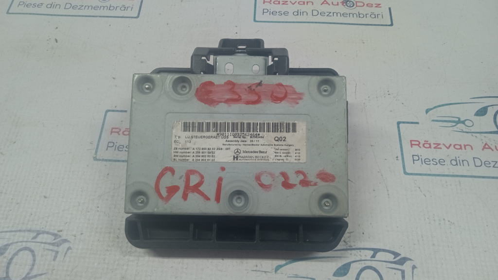 Modul multimedia Mercedes C220 2011, A1729009302