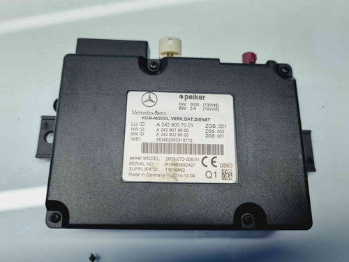 Modul multimedia Mercedes Clasa E Coupe (C207) [Fabr 2009-2016] A2429007001