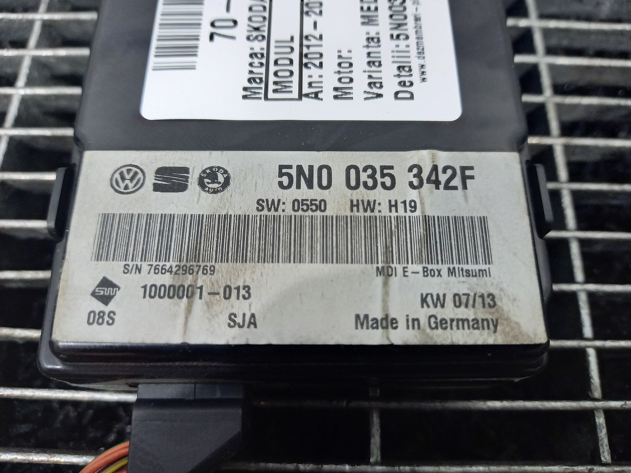 MODUL MULTIMEDIA SKODA RAPID RAPID - - (2012 2017)