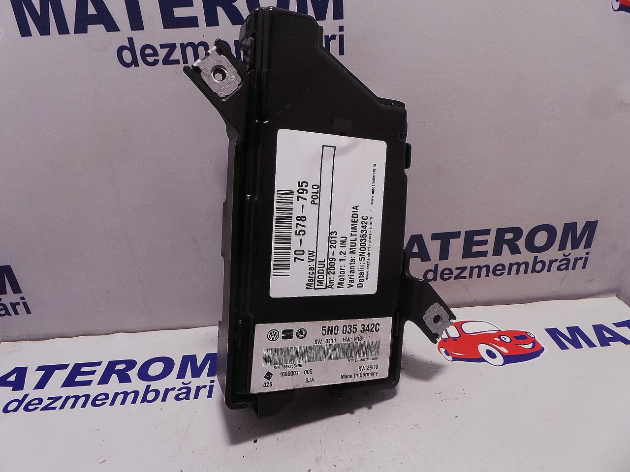 MODUL MULTIMEDIA VW POLO 1.2 INJ - (2009 2014)