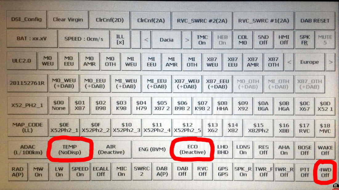 Modul Multiplexor, Inclinometru, pentru MediaNav