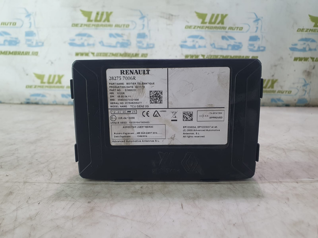 Modul navigatie 282757006R Renault Kadjar [2015 - 2018] 1.6 dci R9M414