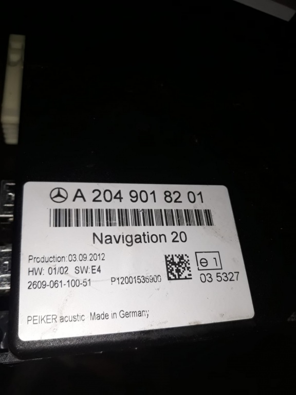 Modul navigatie a2049018201 Mercedes e 200 class 2.2 cdi w212 2010 mot