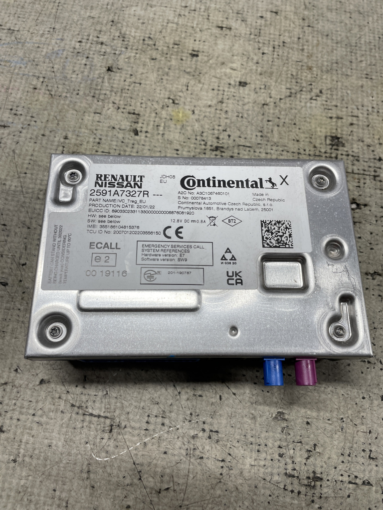 Modul navigatie Renault Arkana 0.9 Benzina 2022, 2591A7327R