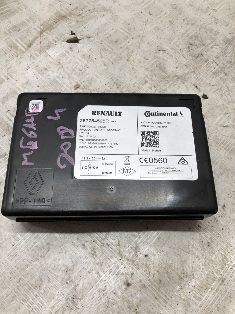 Modul navigatie Renault Megane 4 - Motorina 2018, 282754595R