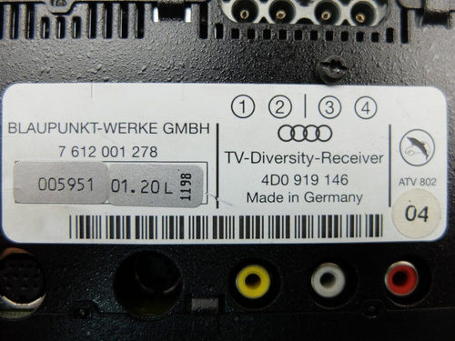 Modul Navigatie TV TUNER FUBA AUDI A6 4DO 919 146 / 4DO9191464DO 919 146 / 4DO919146
