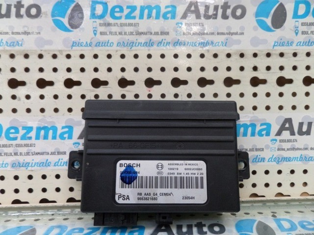 Modul parcare Citroen C4 Picasso, 9663821680