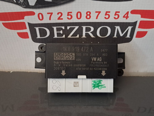 Modul PDC 1K8919472A VW Jetta Mk6 (162, 163, AV3, AV2) 1.2 TSI 16V 105 cai CYVD