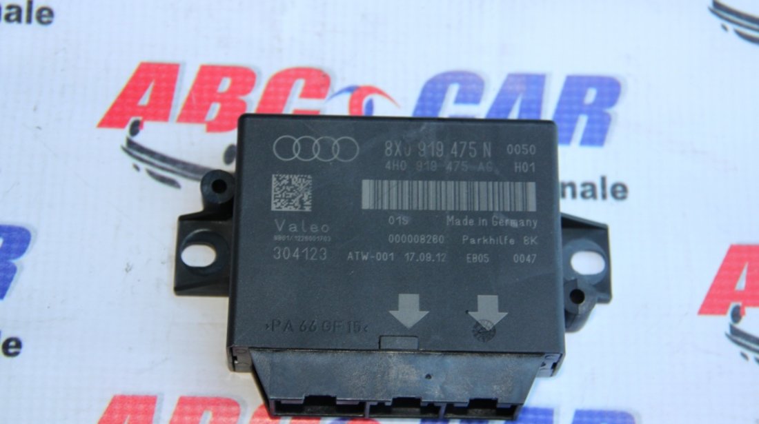 Modul PDC Audi A1 8X cod: 8X0919475N / 4H0919475AG moddel 2014