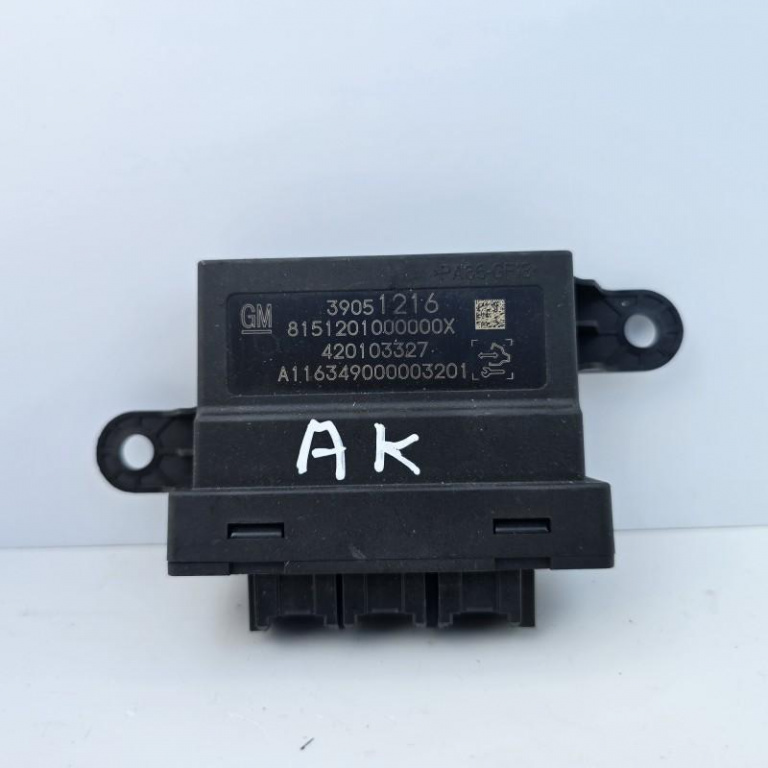 Modul PDC senzori parcare fata spate Opel Astra K 2015-2019 39051216