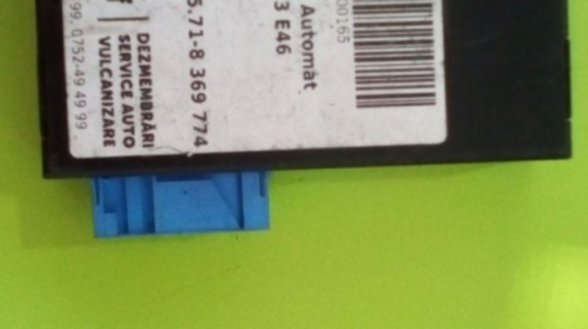 Modul Pilot Automat BMW Seria 3 (E46; 19972006) orice motorizare 5718369774, 65.71-8 369 774, 65 71 8 369 774,