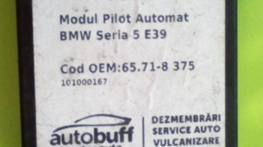 Modul Pilot Automat BMW Seria 5 (E39; 19952003) orice motorizare 65.71-8 375 65 71 8 375 497