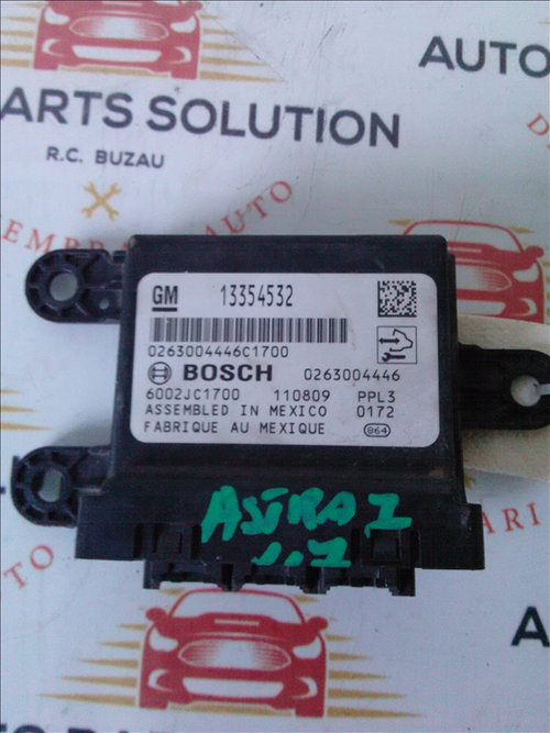Modul pilot de parcare OPEL ASTRA J an fabr.2011
