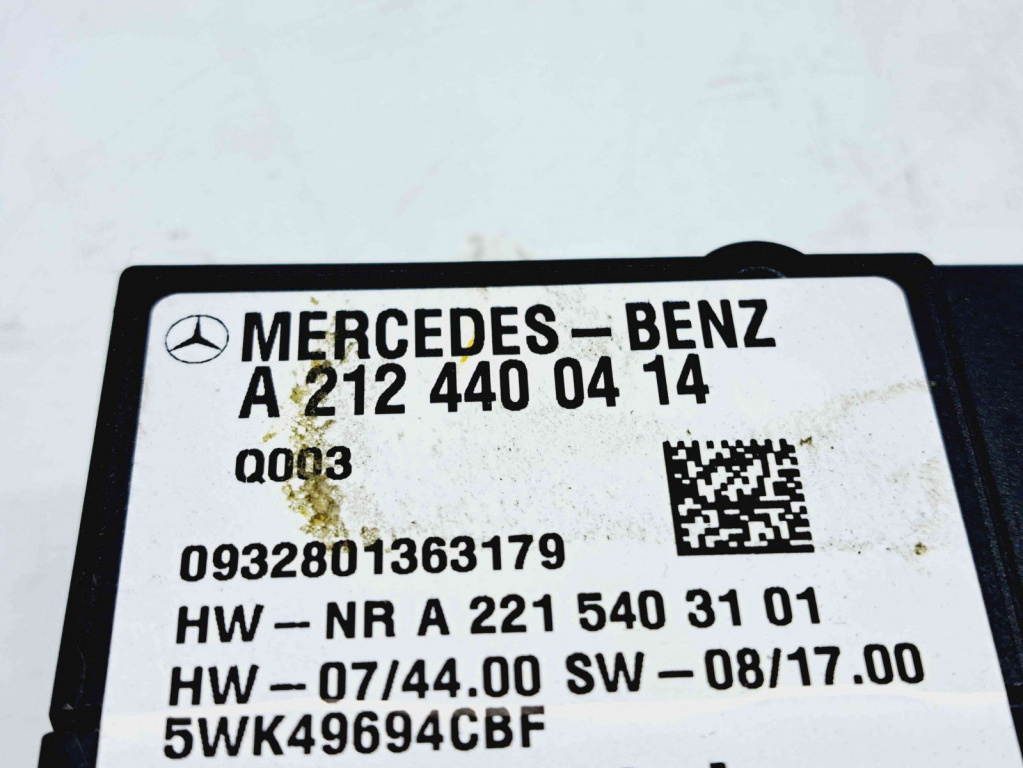 Modul pompa combustibil Mercedes Clasa E (W207) Coupe [Fabr 2009-2012] A2124400414