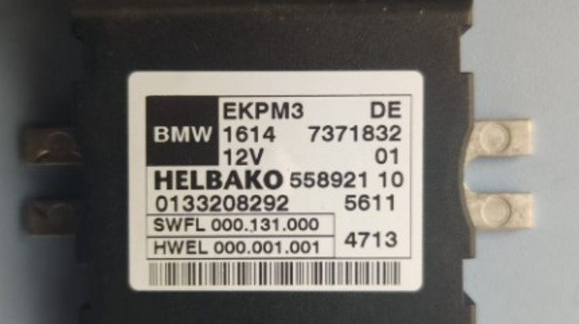 Modul pompa motorina BMW 320 d GT xDrive , cod motor N47-D20C , an 2014 cod 1614737183201 / 7371832
