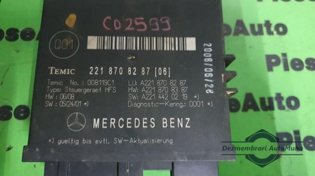 Modul portbagaj Mercedes S-Class (2005-2009) [W221] 2218708287
