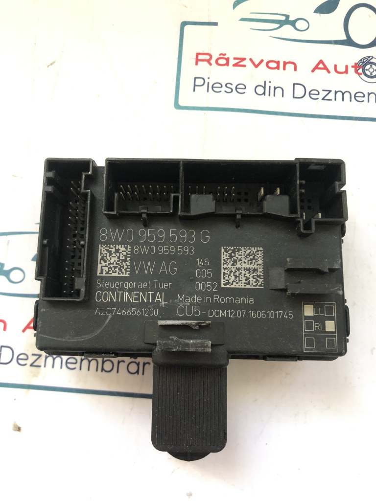 Modul Portiera Dreapta Fata Audi A4 B9 2016, 8W0959593G