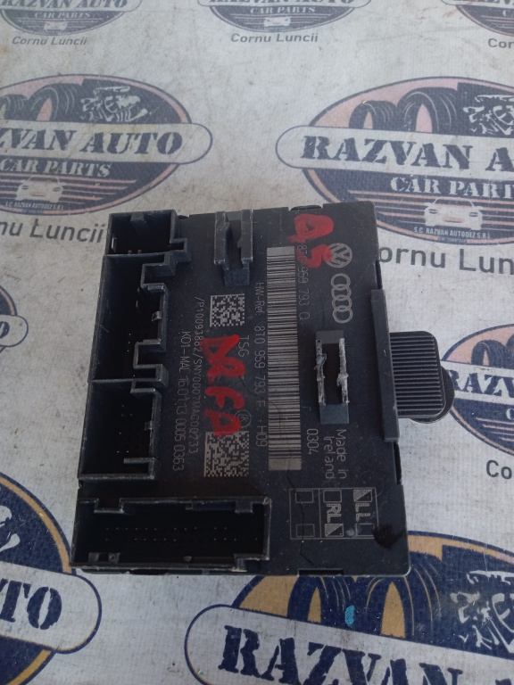 Modul Portiera Dreapta Fata Audi A5, 8T0959793Q
