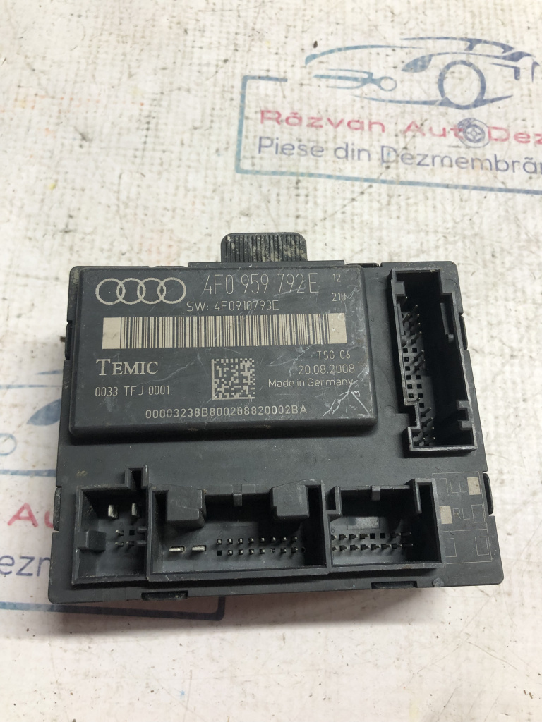 Modul Portiera Dreapta Fata Audi A6 2008, 4F0959792E