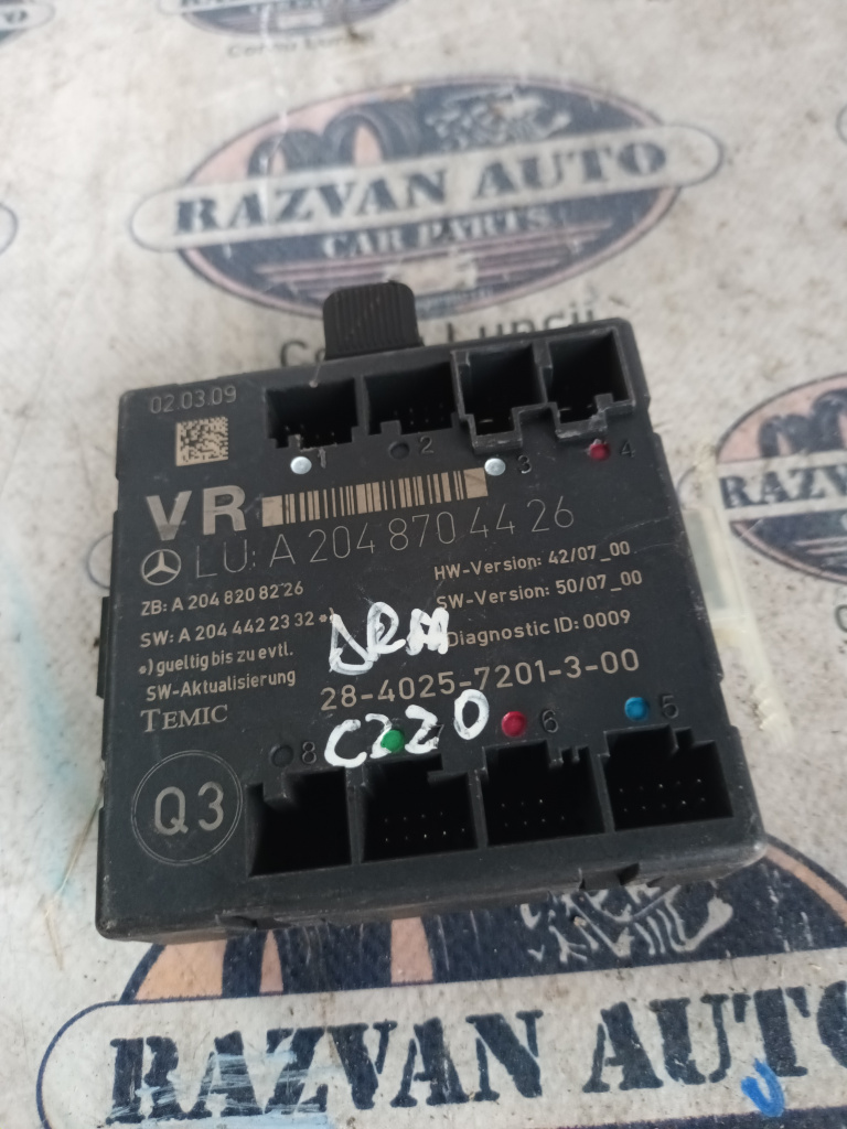 Modul Portiera Dreapta Fata Mercedes C220 2010, A2048704426