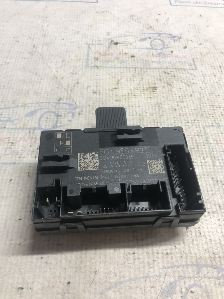 Modul Portiera Dreapta Fata Skoda Octavia 3 2013, 5Q4959593E