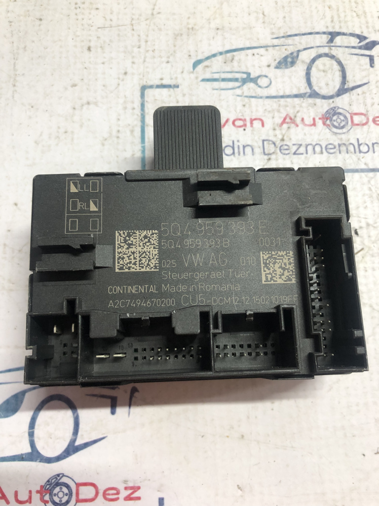 Modul Portiera Dreapta Fata Skoda Octavia 3 2015, 5Q4959393E