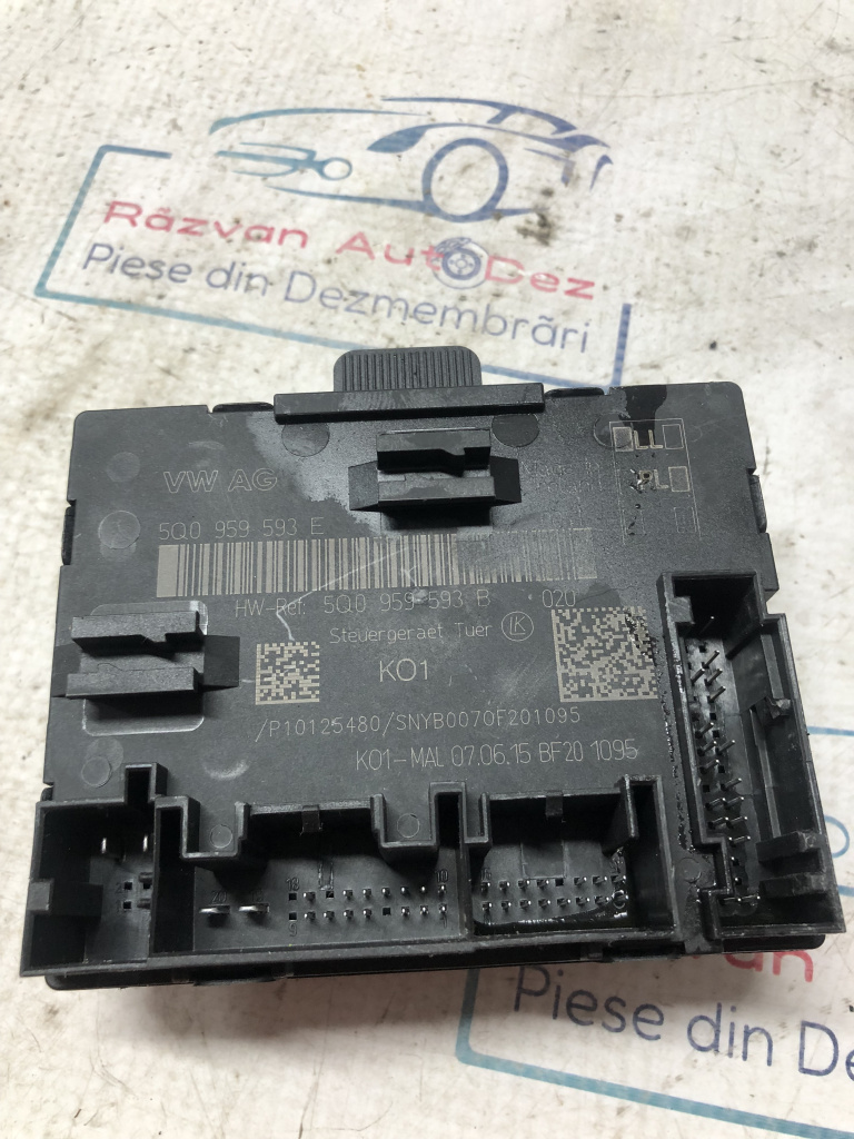 Modul Portiera Dreapta Fata Volkswagen Passat B8 1.6 2016, 5Q0959593E