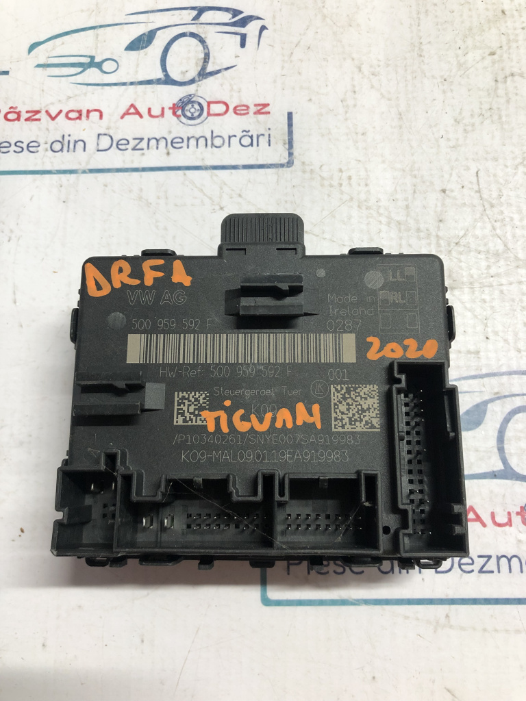 Modul Portiera Dreapta Fata Volkswagen Tiguan 2020, 5Q0959592F