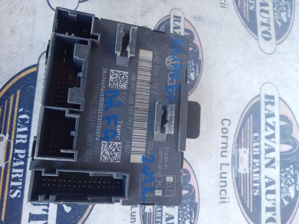 Modul Portiera Dreapta Fata Volkswagen Touareg 2012, 4H0959793F