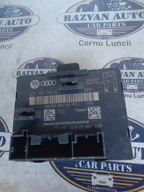 Modul Portiera Dreapta Spate Audi A4 B8, 4F0959795N