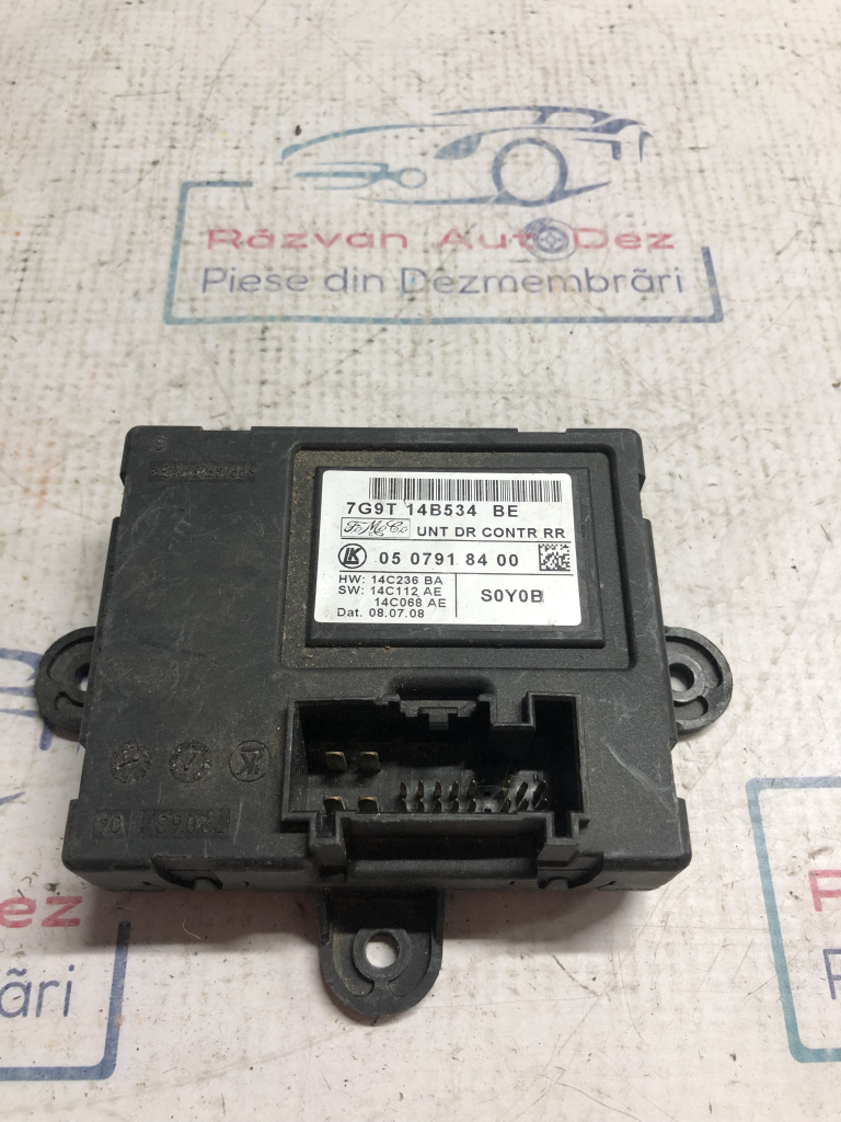 Modul Portiera Dreapta Spate Land Rover Freelander 2 2008, 7G9T14B534BE
