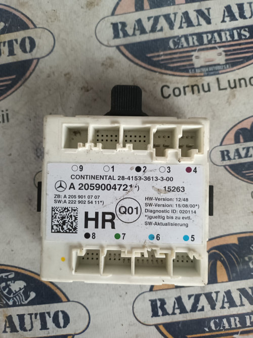 Modul Portiera Dreapta Spate Mercedes C Class W205 2015, A2059004721
