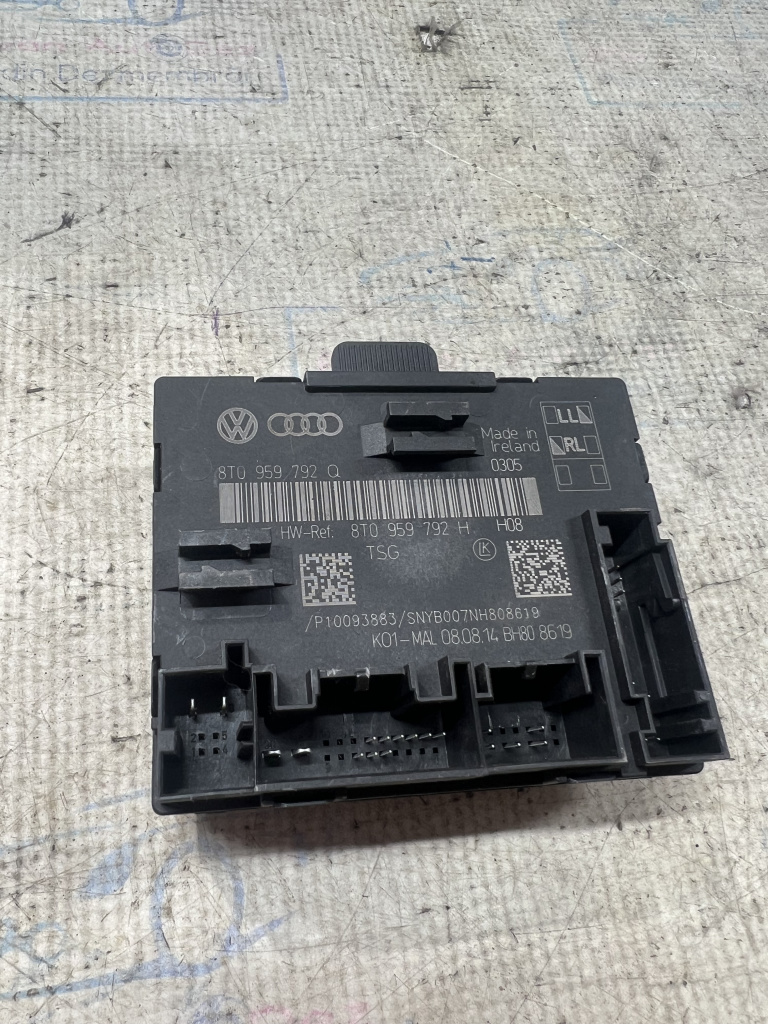 Modul Portiera Stanga Fata Audi A4 B8 2012, 8T0959792Q