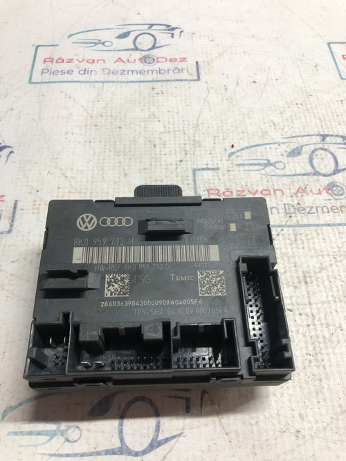 Modul Portiera Stanga Fata Audi A5 Cabrio 2009, 8K0959792H