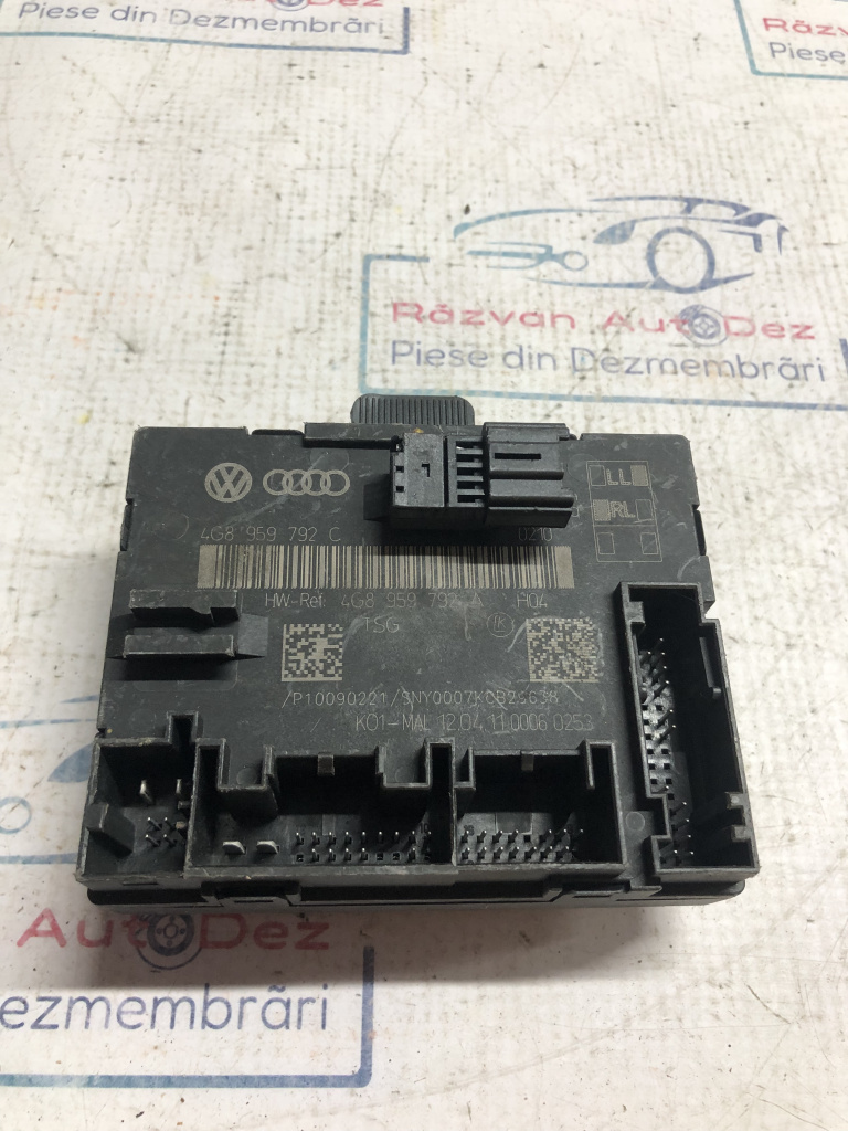 Modul Portiera Stanga Fata Audi A7 2012, 4G8959792C