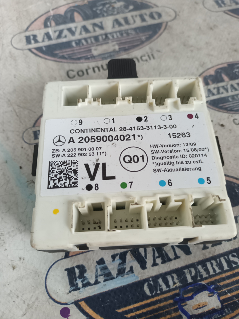 Modul Portiera Stanga Fata Mercedes C-Class 2015, A2059004021