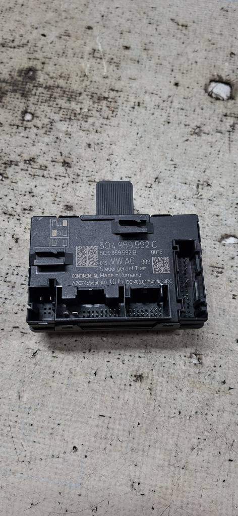 Modul Portiera Stanga Fata Volkswagen Golf 7 1.4 Benzina 2014, 5Q4959592C